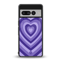 y2k purple hearts aesthetic back phone cover | glass case for google pixel 7 pro