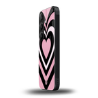y2k retro pink hearts back phone cover | glass case for samsung galaxy s23 plus