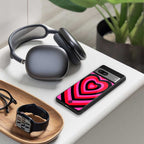 y2k black pink hearts aesthetic back phone cover | glass case for oneplus nord ce 4 lite