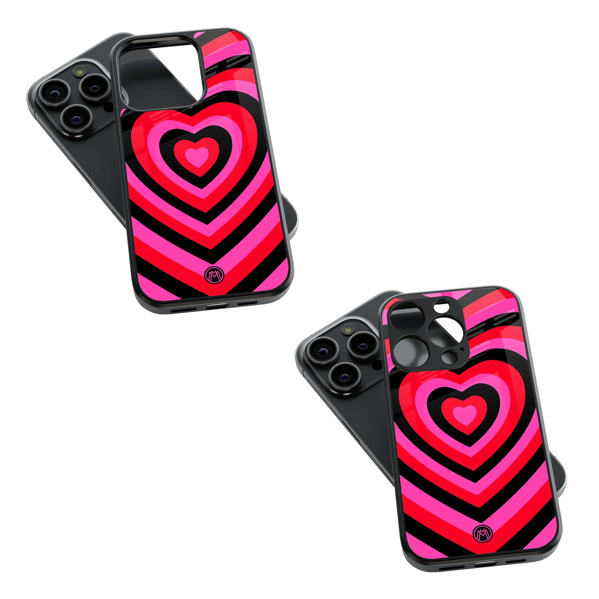 Trendy Glass Back Mobile Case for iPhone, Samsung, Redmi, OnePlus, Google Pixel, Motorola