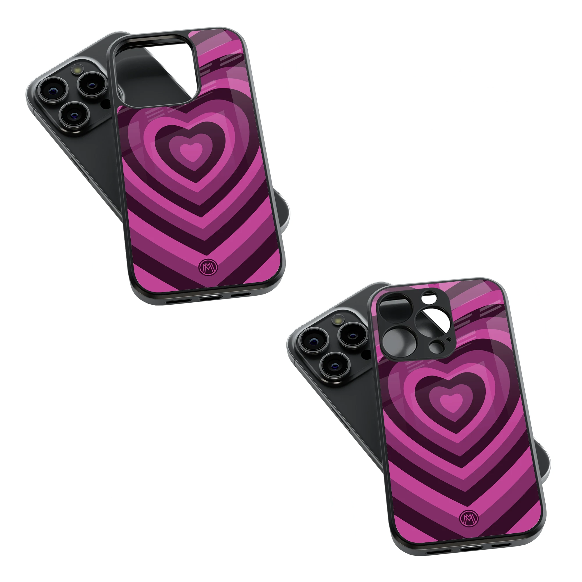 Trendy Glass Back Mobile Case for iPhone, Samsung, Redmi, OnePlus, Google Pixel, Motorola