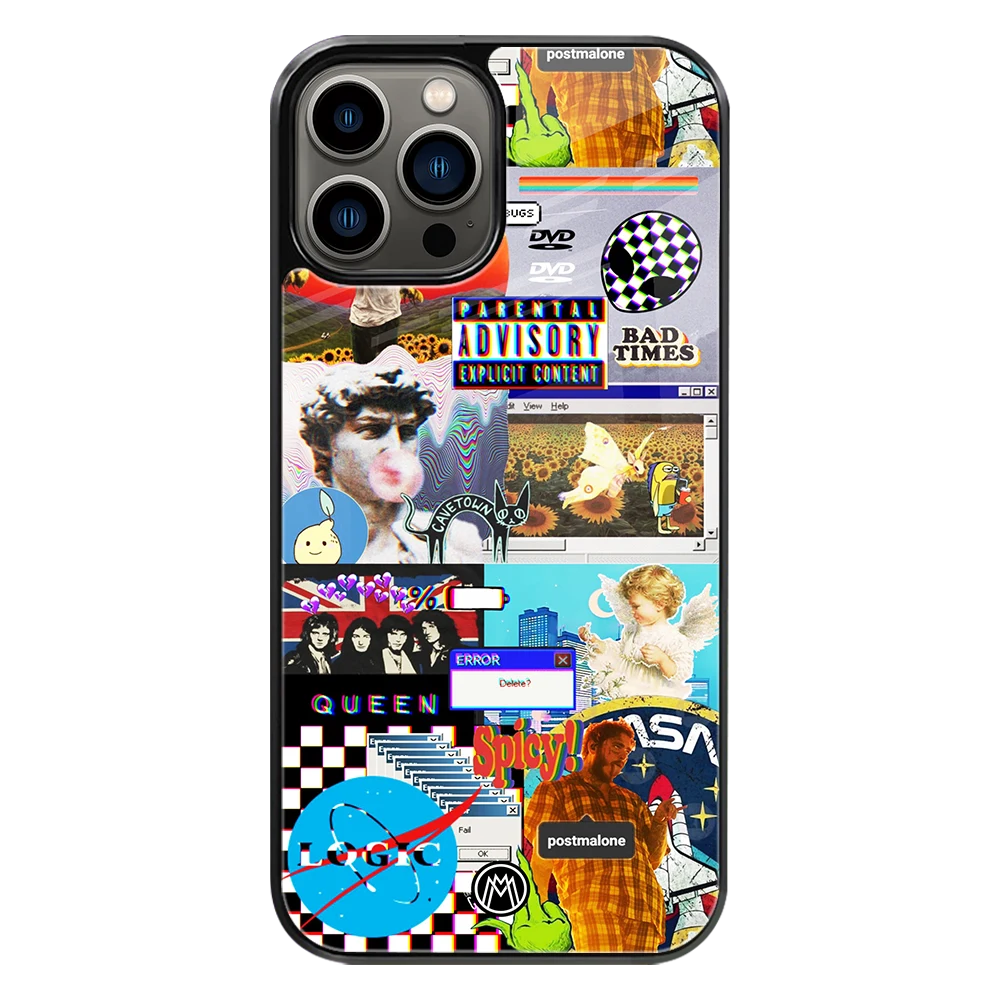 Premium Glass Back Mobile Phone Cover for iPhone, Samsung, OnePlus, Google Pixel, Redmi, Oppo, Vivo & Realme