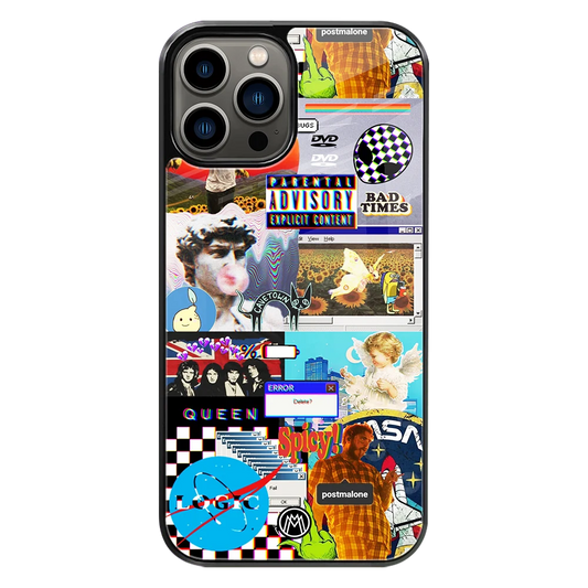 Premium Glass Back Mobile Phone Cover for iPhone, Samsung, OnePlus, Google Pixel, Redmi, Oppo, Vivo & Realme