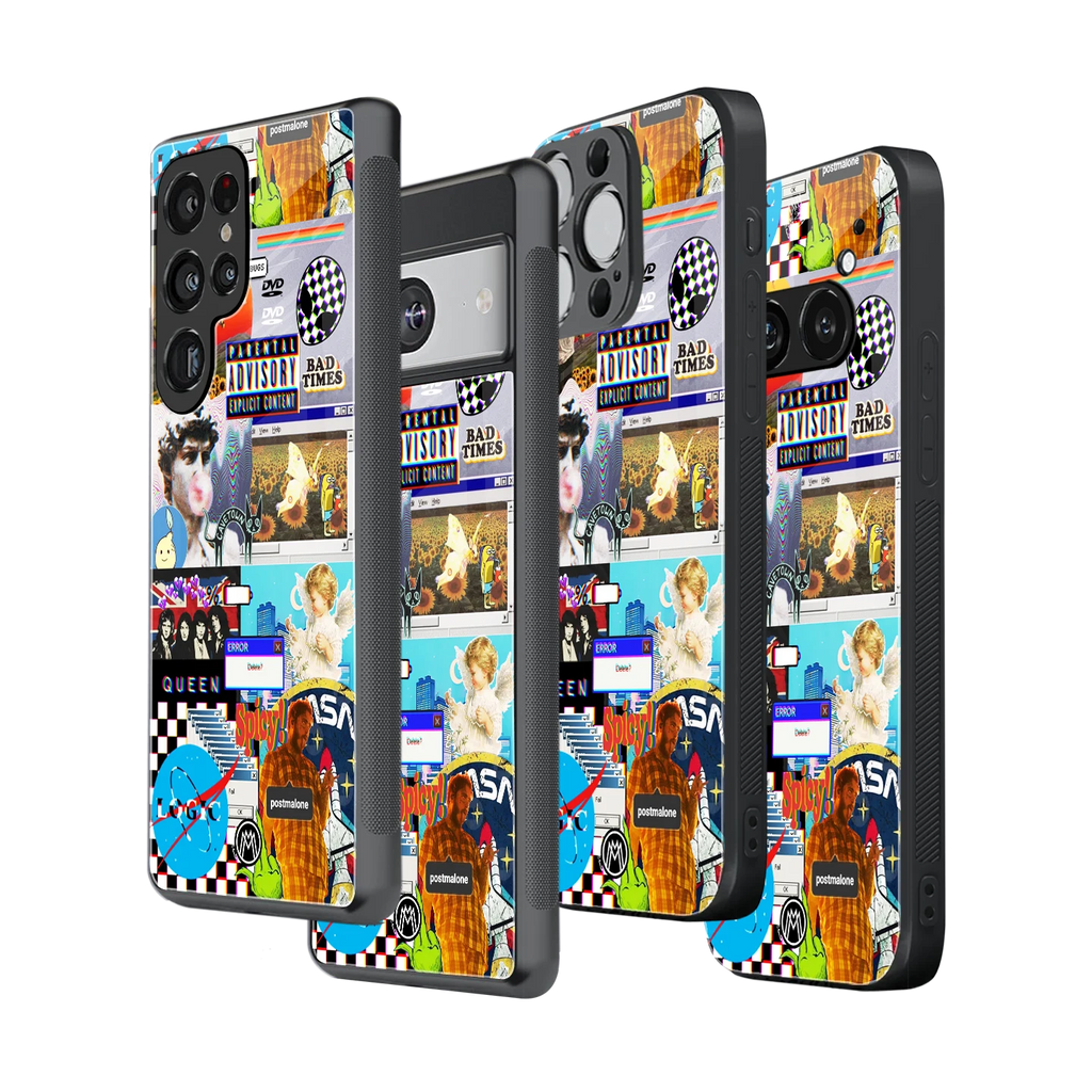 Stylish Glass Back Case for All Smartphones – iPhone, Samsung, OnePlus, Pixel, Redmi, Oppo, Vivo, Motorola