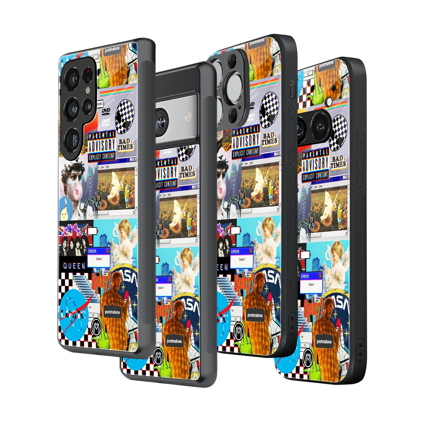 Stylish Glass Back Case for All Smartphones – iPhone, Samsung, OnePlus, Pixel, Redmi, Oppo, Vivo, Motorola