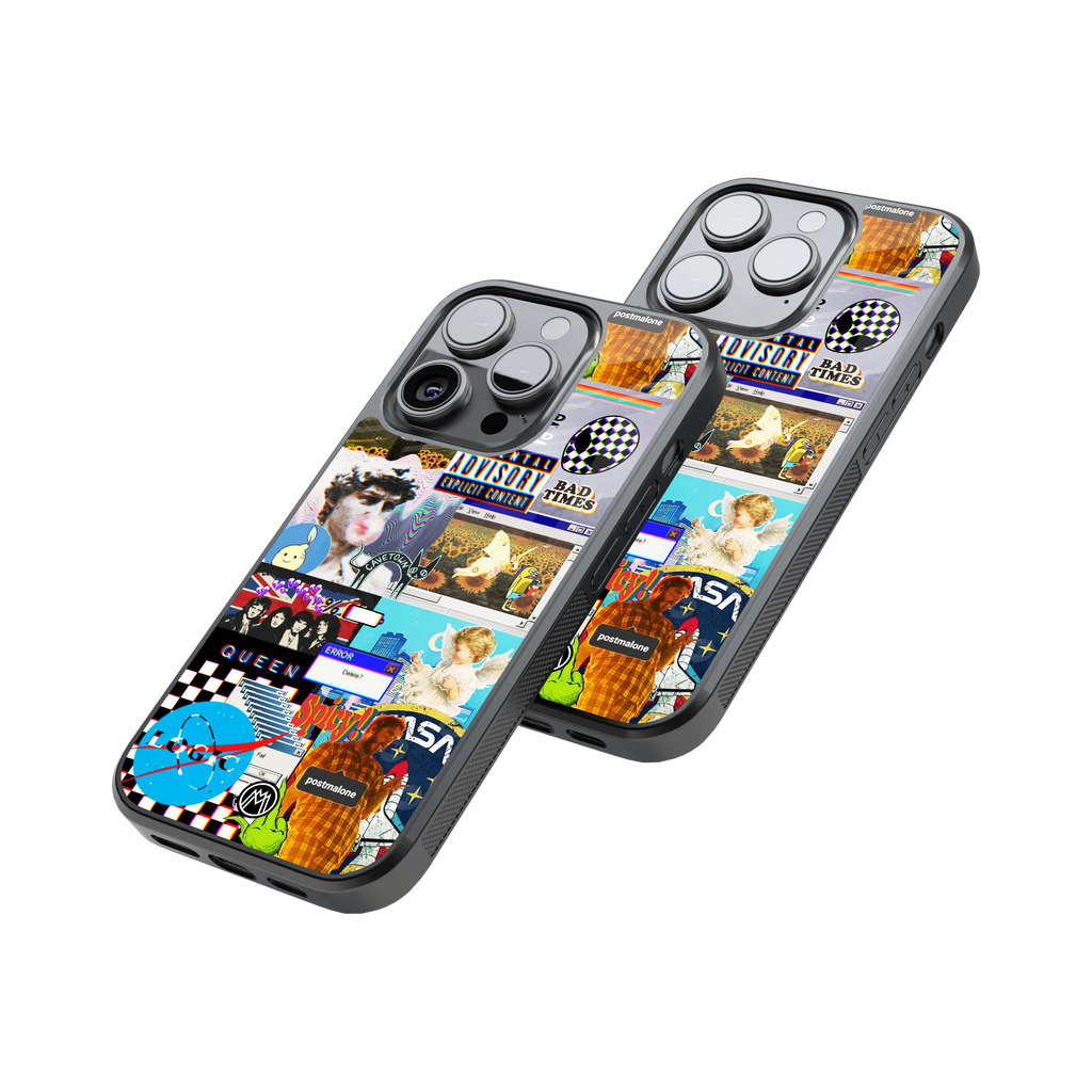 Protective Glass Back Phone Case Compatible with iPhone, Samsung, OnePlus, Pixel & More