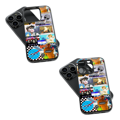 Trendy Glass Back Mobile Case for iPhone, Samsung, Redmi, OnePlus, Google Pixel, Motorola