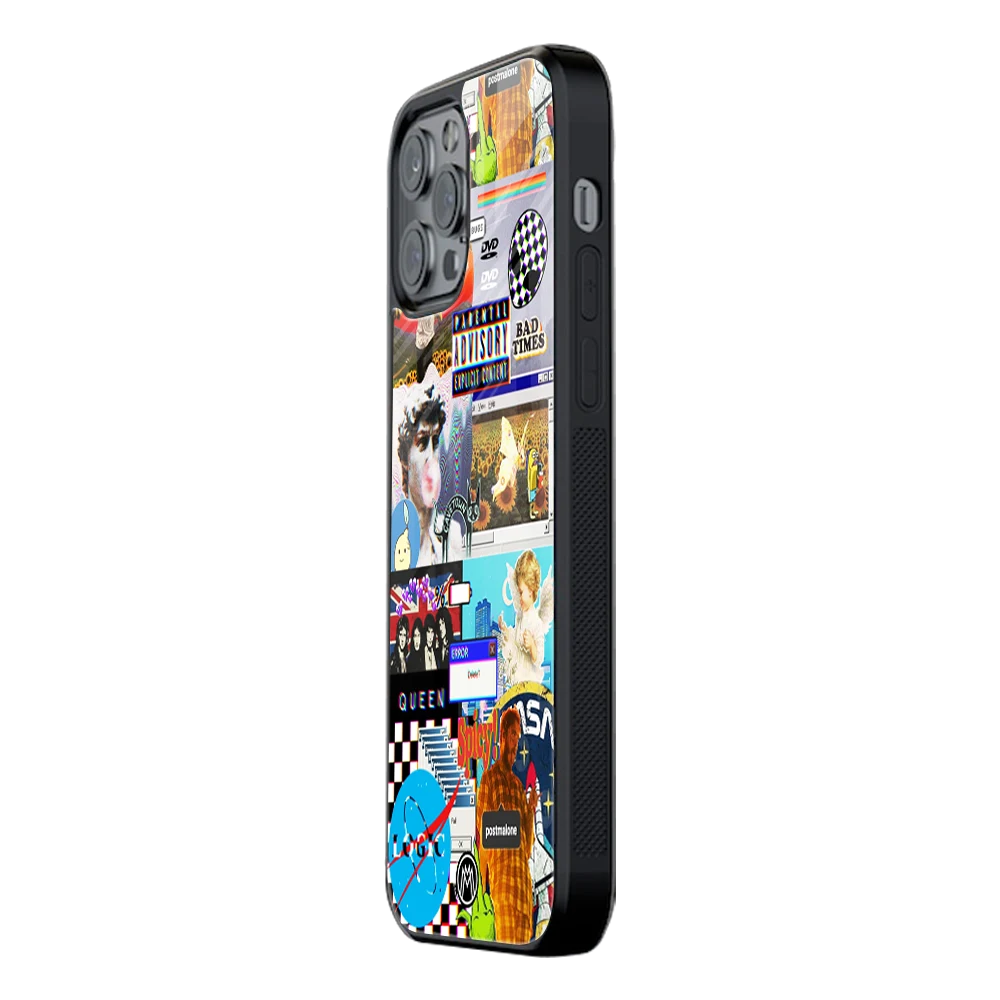 Slim Glass Back Phone Case for Multiple Brands – iPhone, Samsung, Redmi, OnePlus, Oppo, Vivo