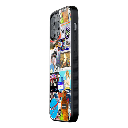 Slim Glass Back Phone Case for Multiple Brands – iPhone, Samsung, Redmi, OnePlus, Oppo, Vivo