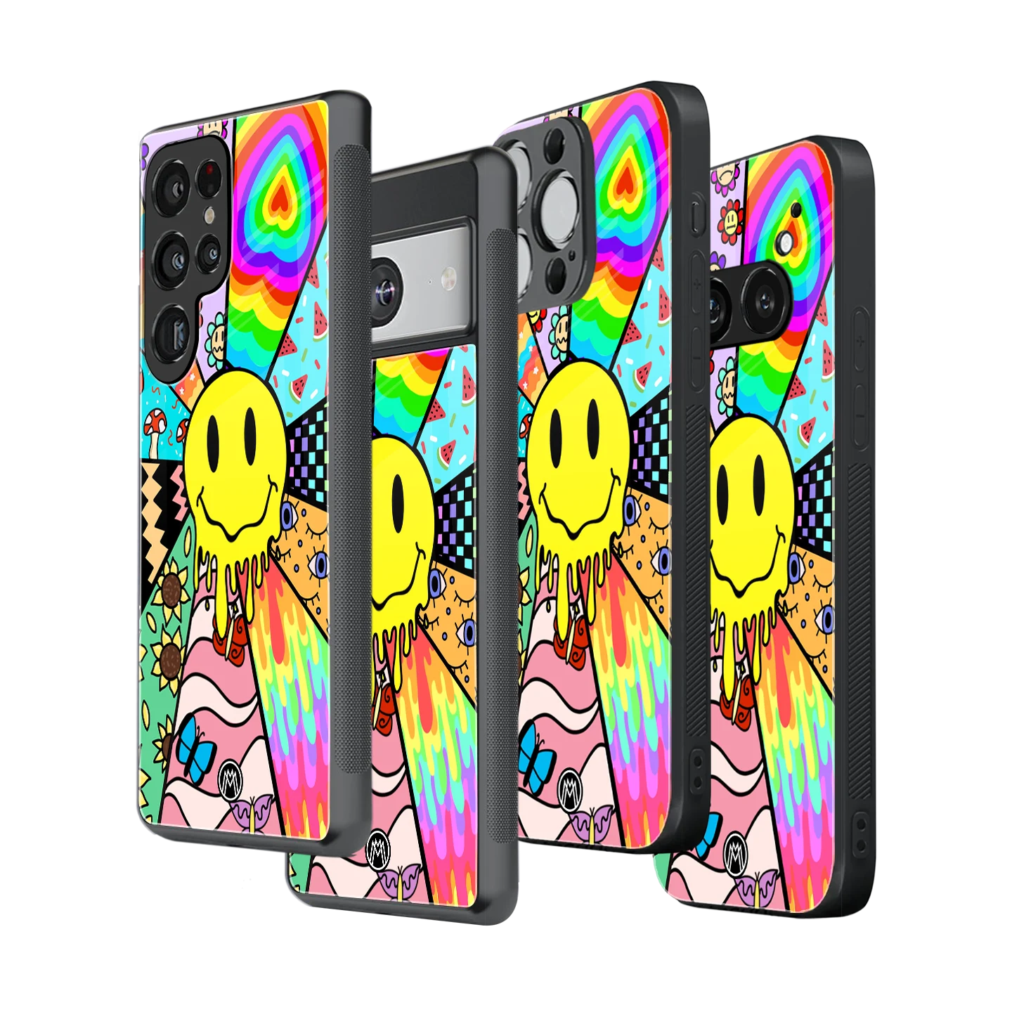 Stylish Glass Back Case for All Smartphones – iPhone, Samsung, OnePlus, Pixel, Redmi, Oppo, Vivo, Motorola