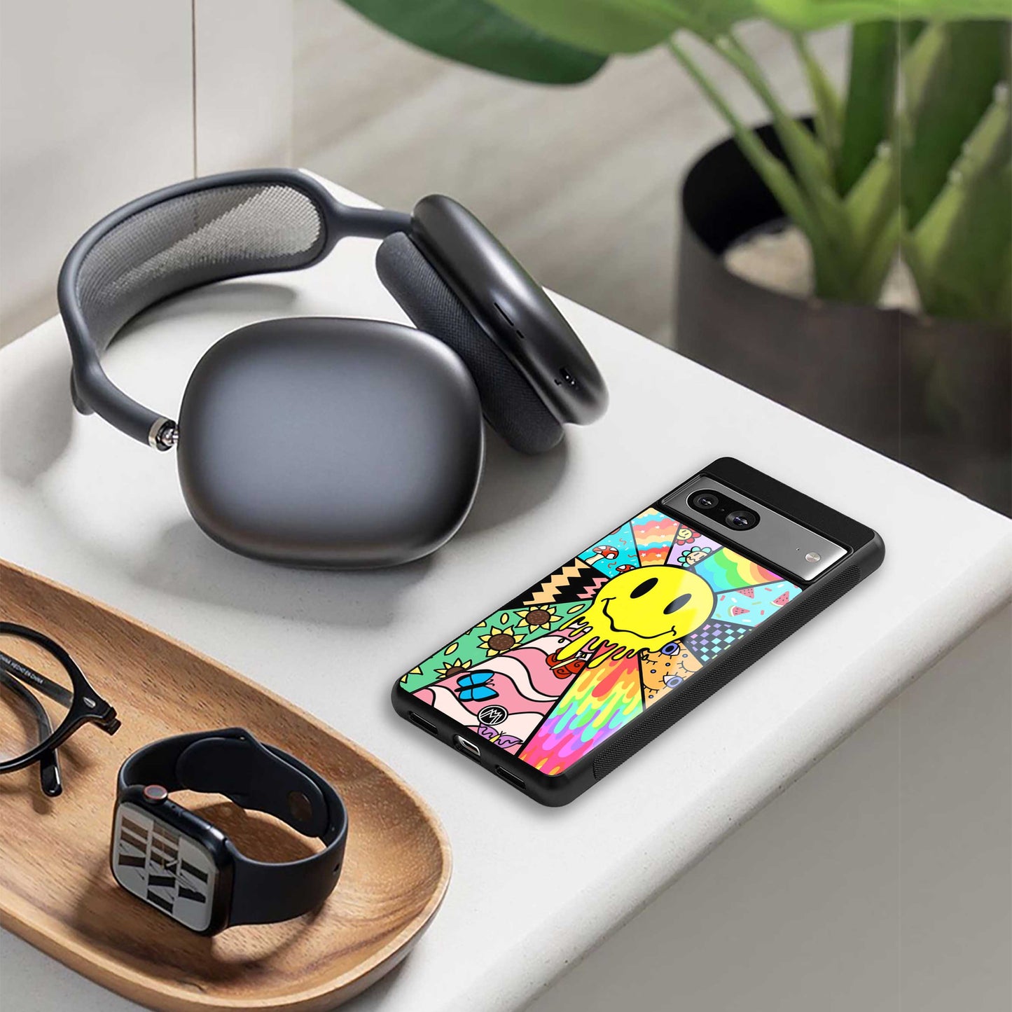 y2k doodle back phone cover | glass case for oneplus nord 4