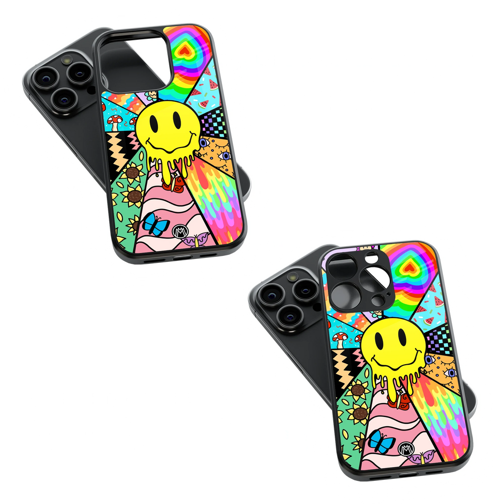 Trendy Glass Back Mobile Case for iPhone, Samsung, Redmi, OnePlus, Google Pixel, Motorola