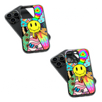 Trendy Glass Back Mobile Case for iPhone, Samsung, Redmi, OnePlus, Google Pixel, Motorola