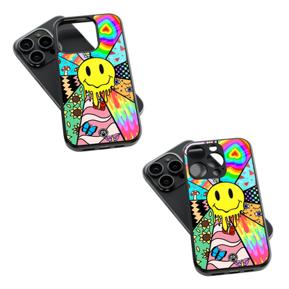 Trendy Glass Back Mobile Case for iPhone, Samsung, Redmi, OnePlus, Google Pixel, Motorola