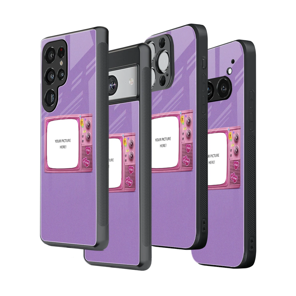 Polaroid Personalised Glass Phone Case