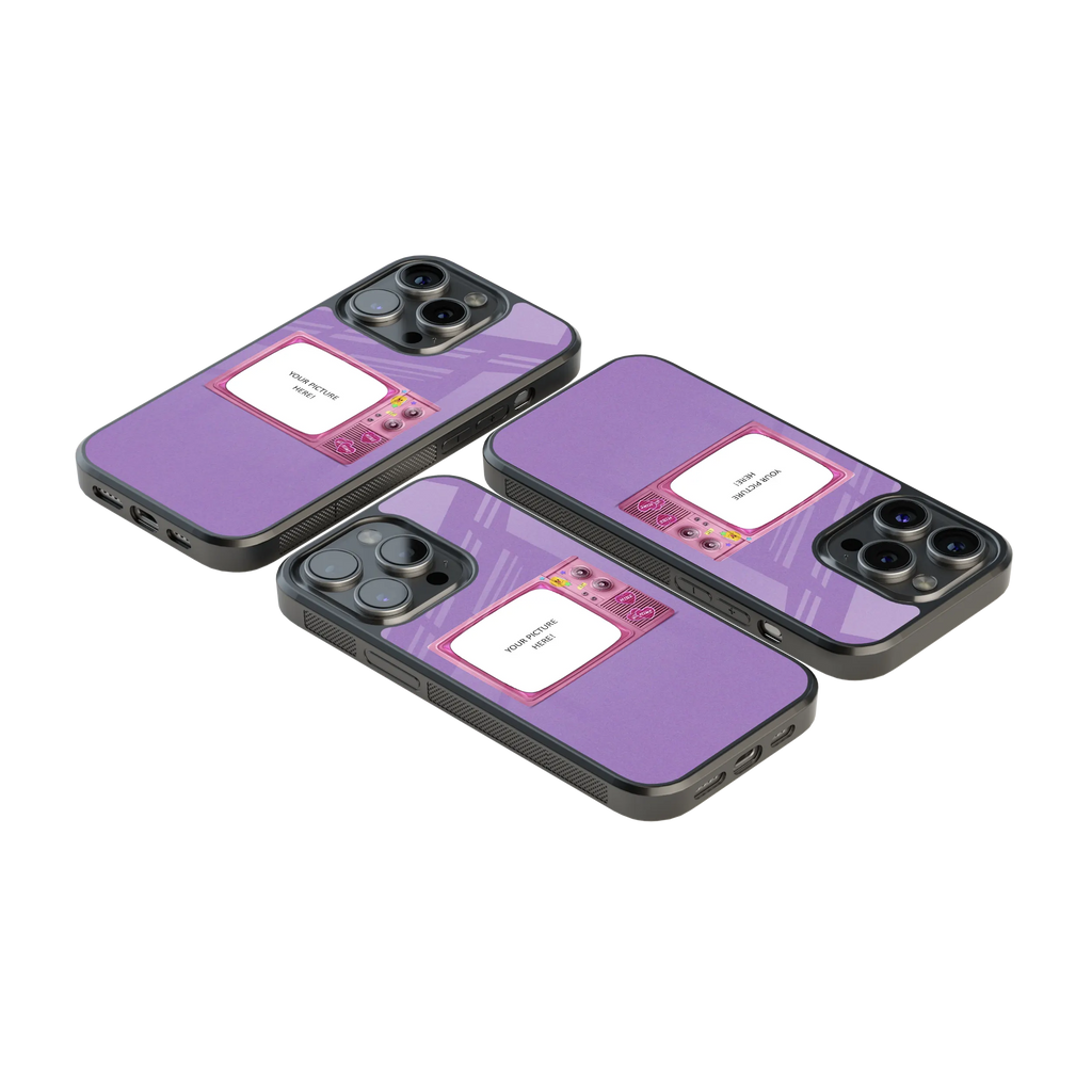 Polaroid Personalised Glass Phone Case