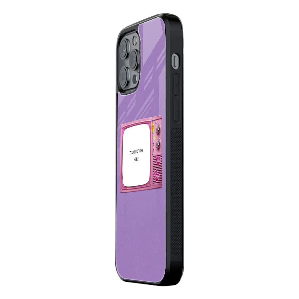 Polaroid Personalised Glass Phone Case