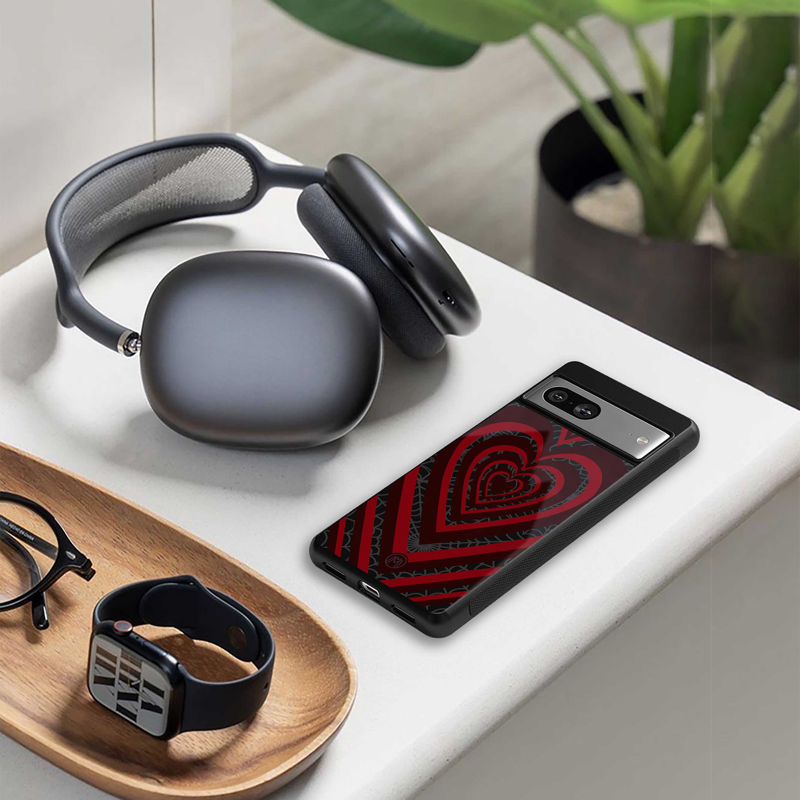 Y2K Hearts X Spider Phone Cover | Glass Case