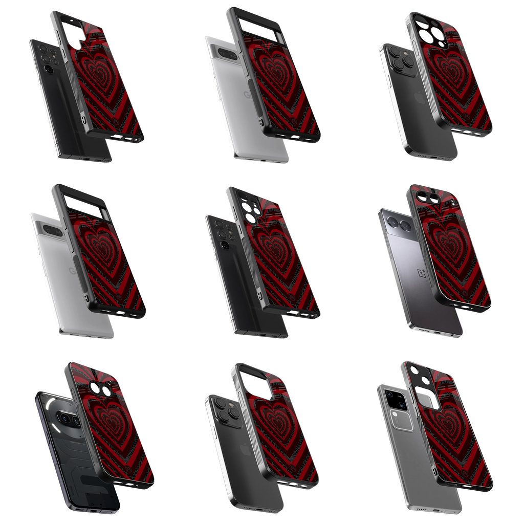 Durable Glass Back Mobile Case for iPhone, Samsung, OnePlus, Google Pixel, Redmi, Vivo, Oppo