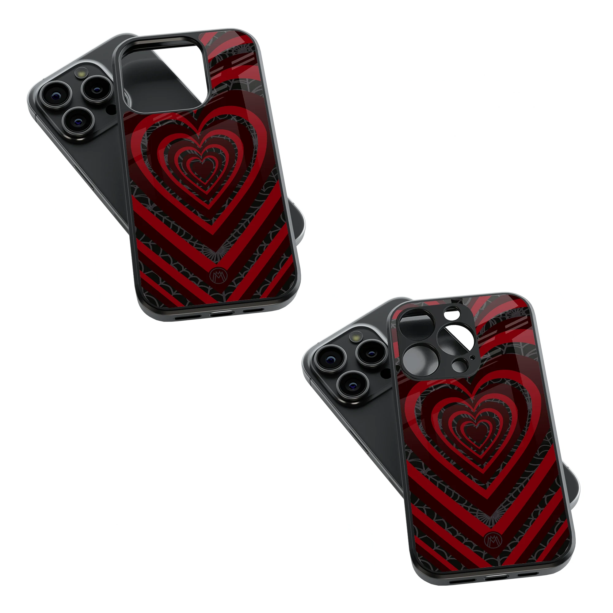 Trendy Glass Back Mobile Case for iPhone, Samsung, Redmi, OnePlus, Google Pixel, Motorola