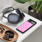 Y2K Pink Hearts Aesthetic Phone Cover | Glass Case