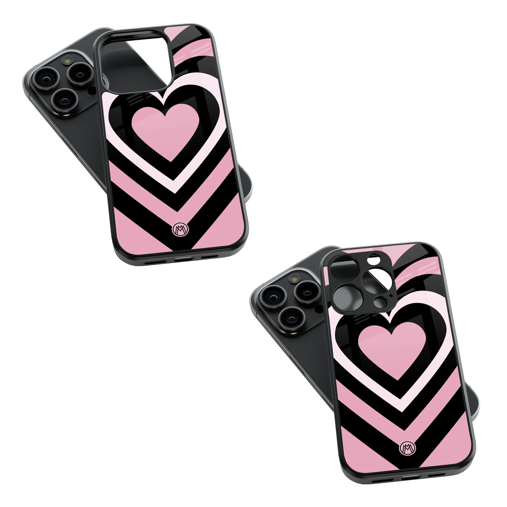 Trendy Glass Back Mobile Case for iPhone, Samsung, Redmi, OnePlus, Google Pixel, Motorola