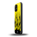 y2k black flames back phone cover | glass case for nothing phone 1