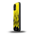 y2k black flames back phone cover | glass case for nothing phone 2