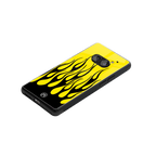 y2k black flames back phone cover | glass case for nothing phone 2a