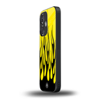y2k black flames back phone cover | glass case for oneplus nord ce 3