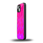 y2k hot pink flames back phone cover | glass case for iphone 13 mini