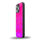 y2k hot pink flames back phone cover | glass case for iphone 13 pro max