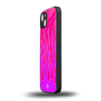 y2k hot pink flames back phone cover | glass case for iphone 13