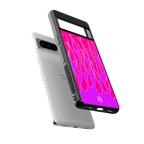 y2k hot pink flames back phone cover | glass case for google pixel 8 pro