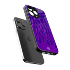 y2k magenta flames back phone cover | glass case for iphone 14 pro max
