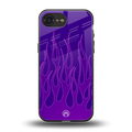 y2k magenta flames back phone cover | glass case for iphone 16e