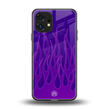 y2k magenta flames back phone cover | glass case for nothing phone 1