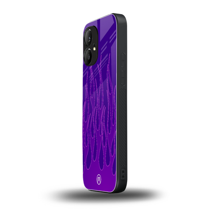y2k magenta flames back phone cover | glass case for nothing phone 1