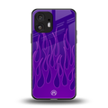y2k magenta flames back phone cover | glass case for nothing phone 2