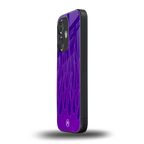 y2k magenta flames back phone cover | glass case for oneplus nord ce 3