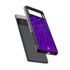 y2k magenta flames back phone cover | glass case for google pixel 6 pro