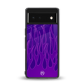 y2k magenta flames back phone cover | glass case for Google Pixel 6A