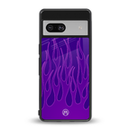 y2k magenta flames back phone cover | glass case for Google Pixel 7
