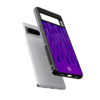 y2k magenta flames back phone cover | glass case for google pixel 8 pro