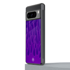 y2k magenta flames back phone cover | glass case for google pixel 8 pro
