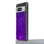y2k magenta flames back phone cover | glass case for Google Pixel 8