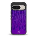 y2k magenta flames back phone cover | glass case for google pixel 9