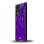 y2k magenta flames back phone cover | glass case for samsung galaxy s23 ultra