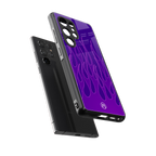 y2k magenta flames back phone cover | glass case for samsung galaxy s25 ultra