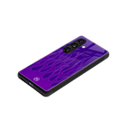 y2k magenta flames back phone cover | glass case for samsung galaxy s24